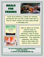 Meals for Friends Ministry - June 2026