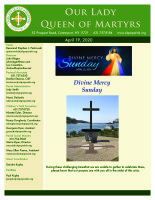Divine Mercy Sunday - April 19, 2020