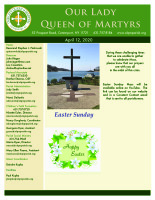 Easter Sunday - April 12, 2020
